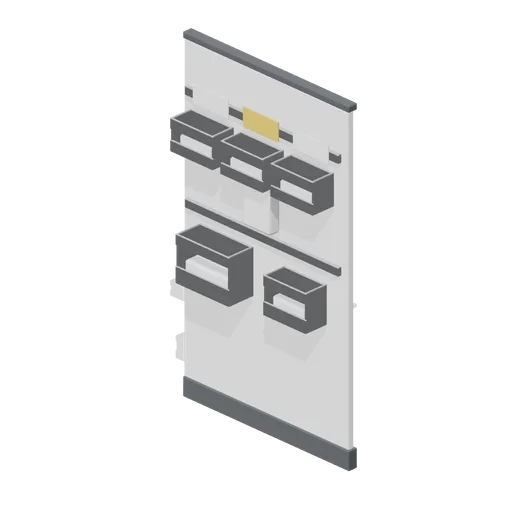 PPE dispenser wall (Primary Care Clinic and Veterinary Practice)