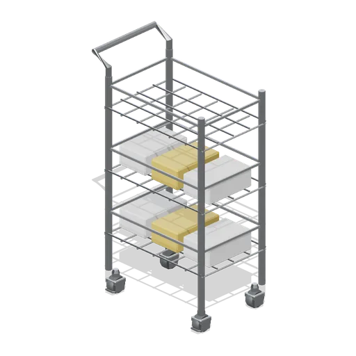 Consumables trolley (Primary Care Clinic and Veterinary Practice)