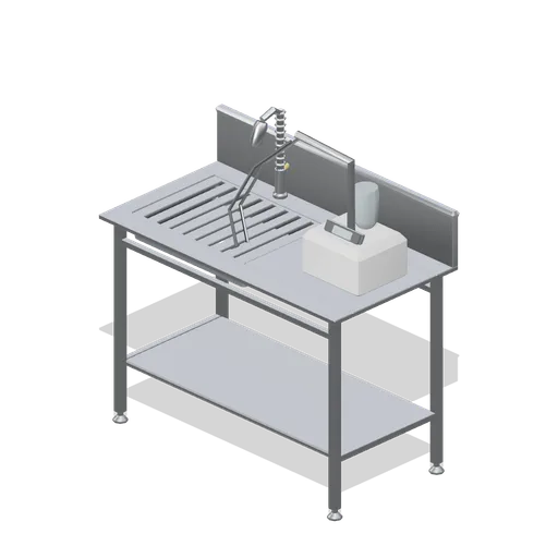Dental scaling bench (Primary Care Clinic and Veterinary Practice)