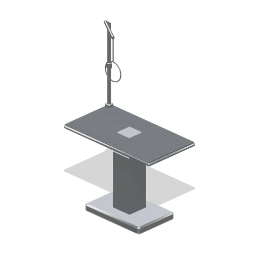 Grooming table with arm (Primary Care Clinic and Veterinary Practice)