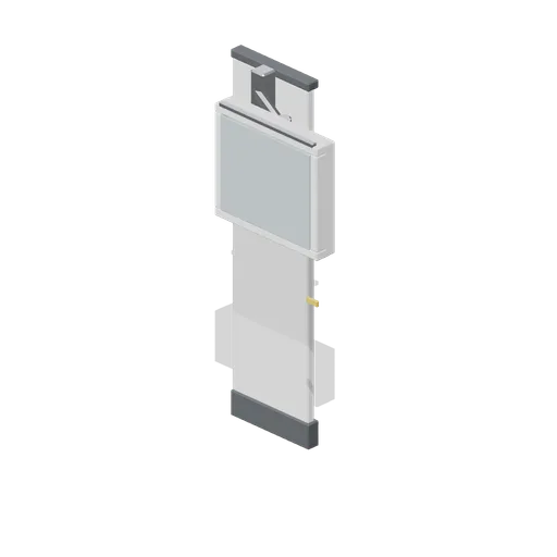 X-ray viewing screen on a wall arm (Primary Care Clinic and Veterinary Practice)