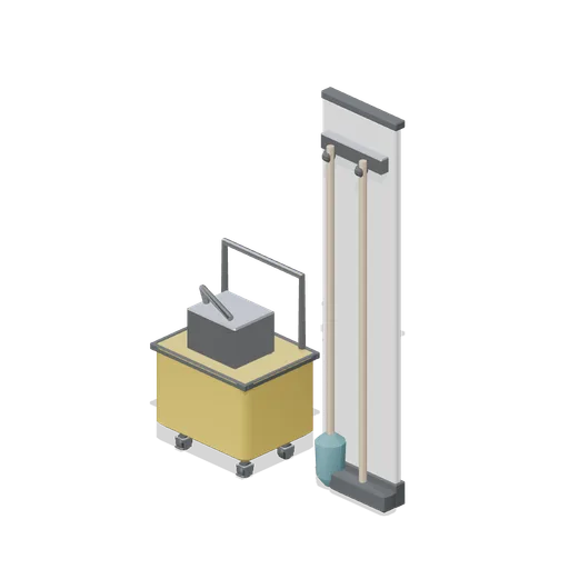 Mop and cleaning station (Primary Care Clinic and Veterinary Practice)