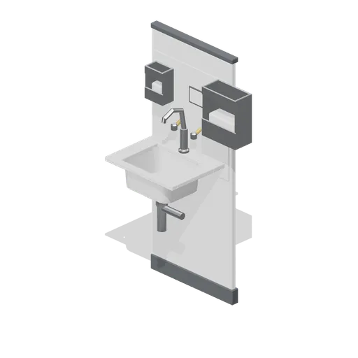 Clinical hand wash basin (Primary Care Clinic and Veterinary Practice)