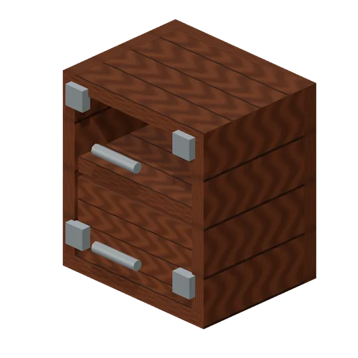 Bedside Drawer Carcass (Lootable Apartment Interiors)