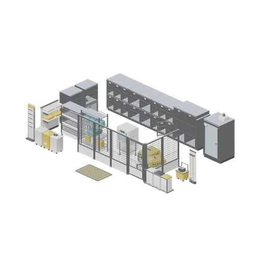 Veterinary kennel ward with runs and isolation (Primary Care Clinic and Veterinary Practice)