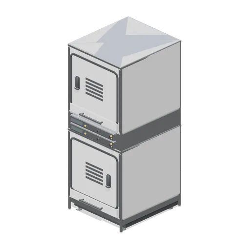 Stacked commercial tumble dryer pair 800 (Laundrette and Cleaning Services)