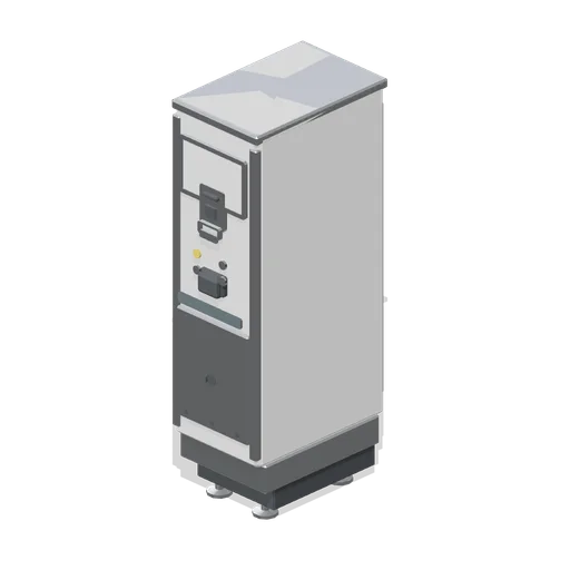 Coin payment column (Laundrette and Cleaning Services)