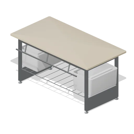 Folding island table 1.8 m (Laundrette and Cleaning Services)