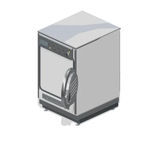 Commercial tumble dryer 800, open door (Laundrette and Cleaning Services)