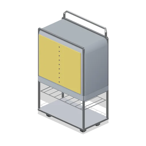 Covered linen trolley (Laundrette and Cleaning Services)