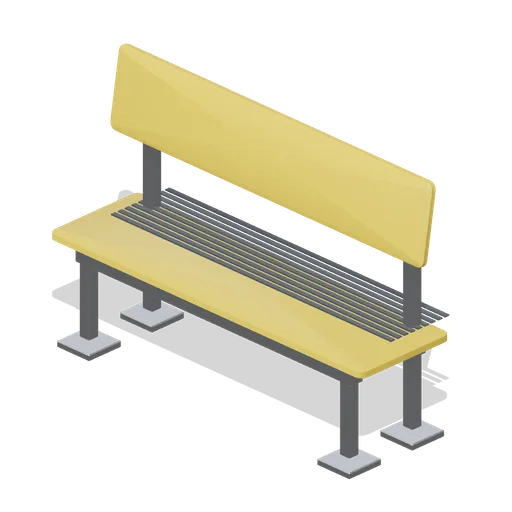 Waiting bench 1.6 m (Laundrette and Cleaning Services)