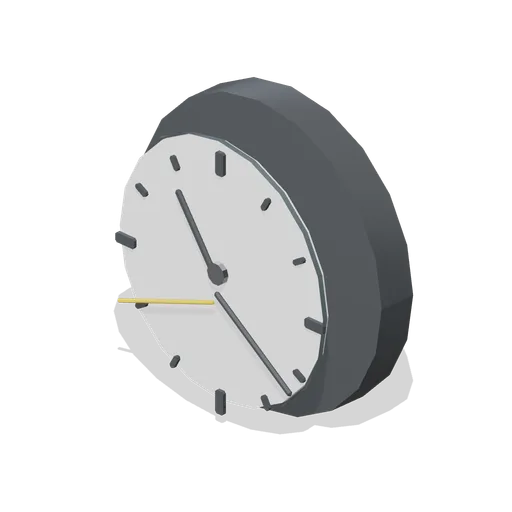 Wall clock (Laundrette and Cleaning Services)