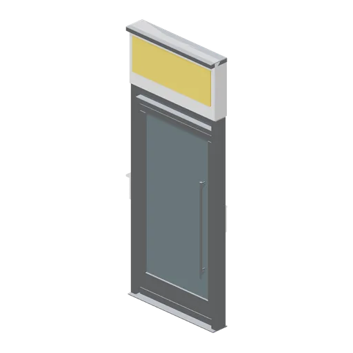 Shopfront bay, door (Laundrette and Cleaning Services)
