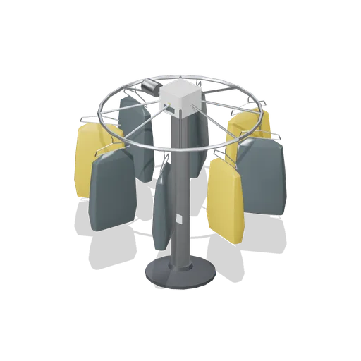 Rotating garment carousel (Laundrette and Cleaning Services)