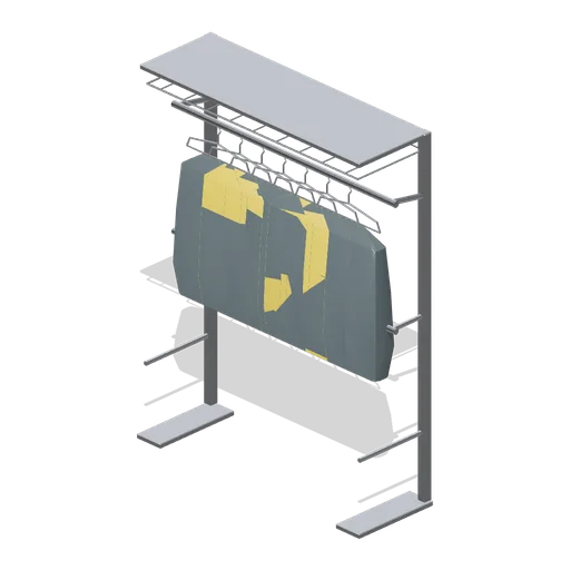 Garment hanging rail bay 1.5 m (Laundrette and Cleaning Services)