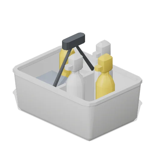 Cleaning caddy (Laundrette and Cleaning Services)