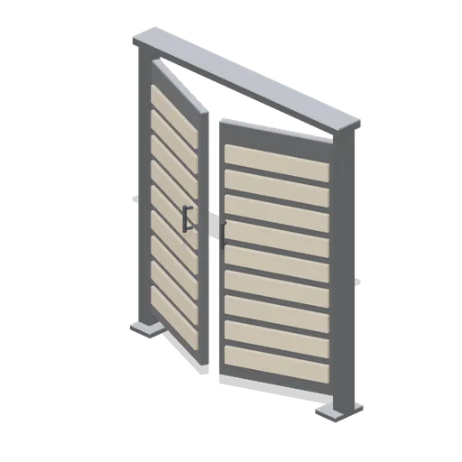 Bin store gate 1.6 m (Laundrette and Cleaning Services)