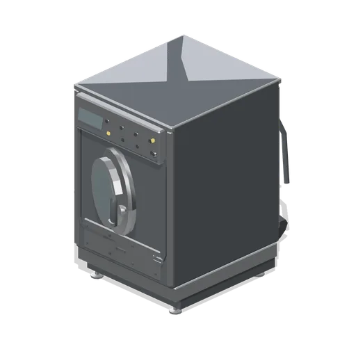 Commercial front load washer 700, graphite (Laundrette and Cleaning Services)