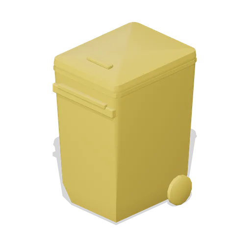 Wheeled bin 240 litre, recycling stream (Laundrette and Cleaning Services)
