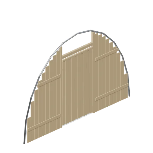 Polytunnel end frame (Garden Centre and Florist)