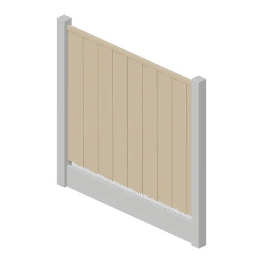 Outdoor sales area fence panel (Garden Centre and Florist)