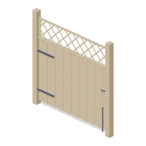 Outdoor sales area gate (Garden Centre and Florist)
