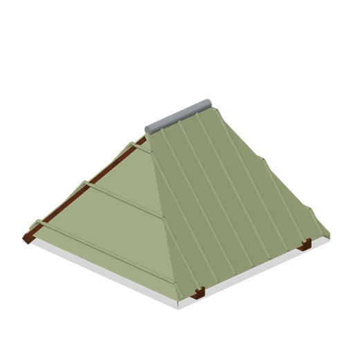 Thatch Hip Roof (Prehistoric Survivor Settlement)