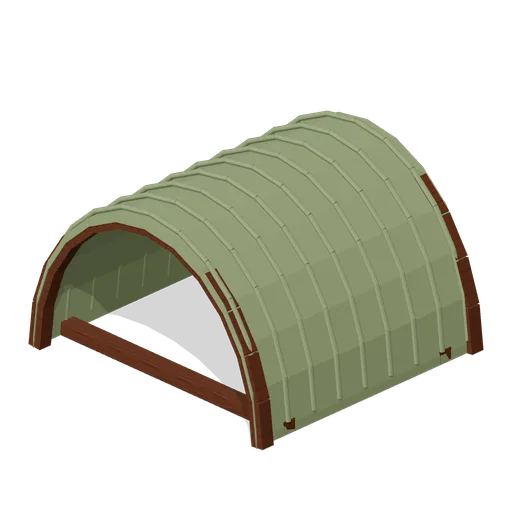 Thatch Barrel Roof (Prehistoric Survivor Settlement)