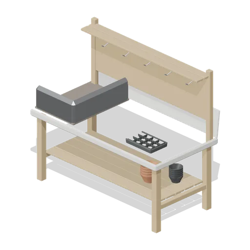 Potting bench (Garden Centre and Florist)