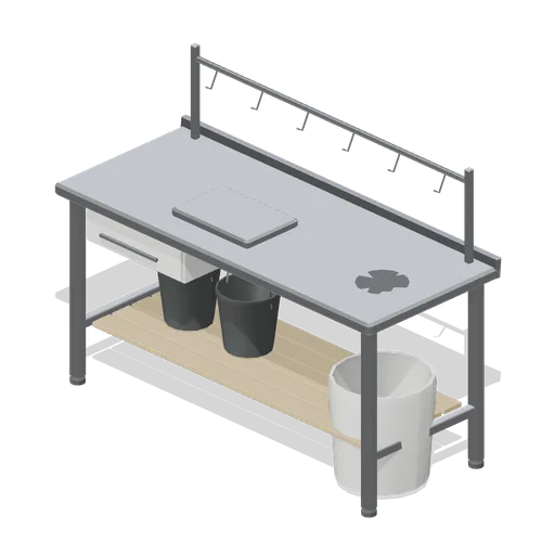 Florist workbench (Garden Centre and Florist)