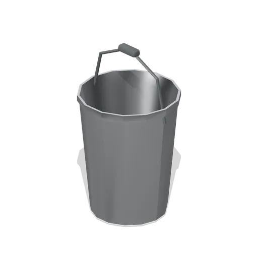 Galvanised flower bucket (Garden Centre and Florist)
