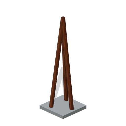 Tripod Roof Support (Prehistoric Survivor Settlement)