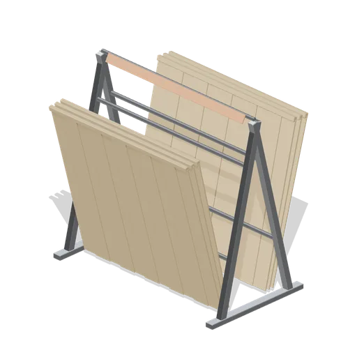 Fence panel display rack (Garden Centre and Florist)