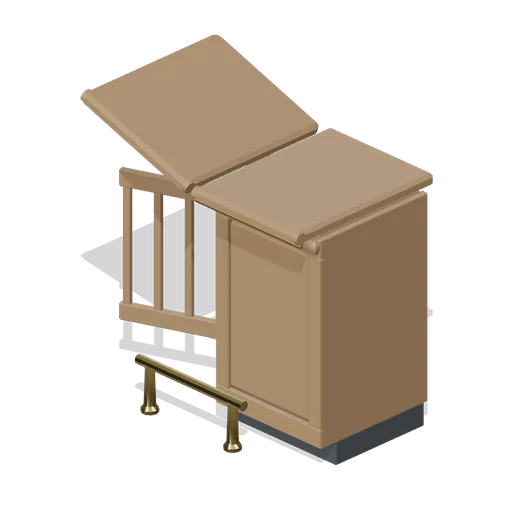 Bar counter end with lift flap (Bar, Pub and Brewery Taproom)