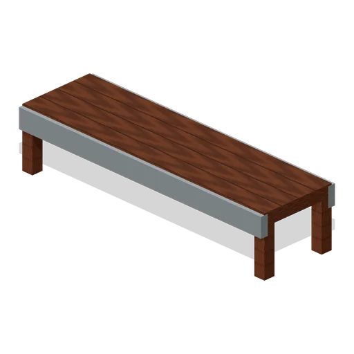 Communal Log Bench (Prehistoric Survivor Settlement)