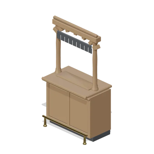 Bar service hatch module (Bar, Pub and Brewery Taproom)