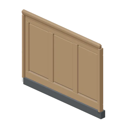 Bar front panelling section (Bar, Pub and Brewery Taproom)