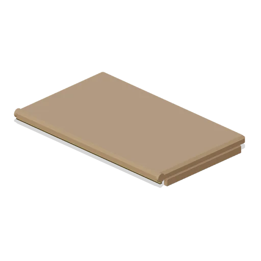 Bar top section with bullnose (Bar, Pub and Brewery Taproom)