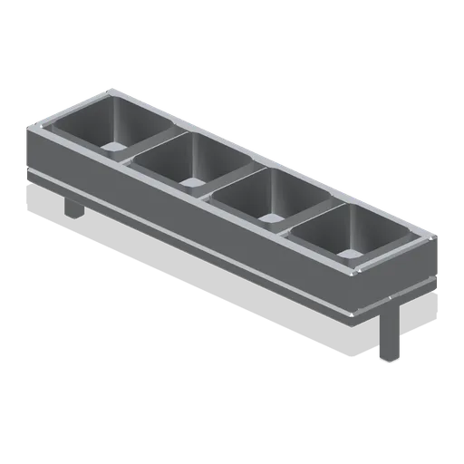 Condiment and garnish rail (Bar, Pub and Brewery Taproom)
