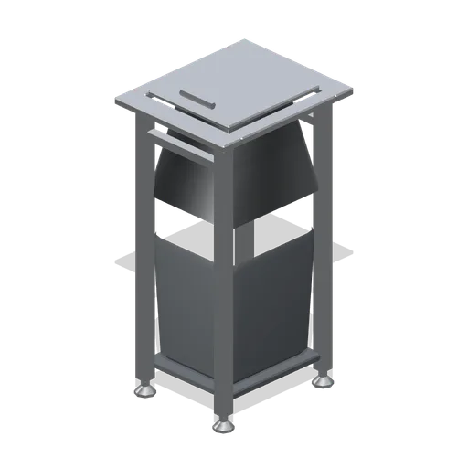 Under-bar waste chute (Bar, Pub and Brewery Taproom)