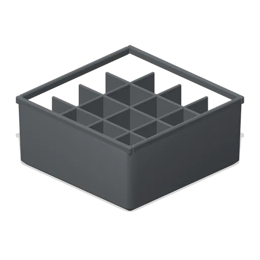 Stacking glass crate (Bar, Pub and Brewery Taproom)