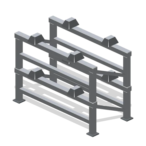Two tier cask stillage (Bar, Pub and Brewery Taproom)