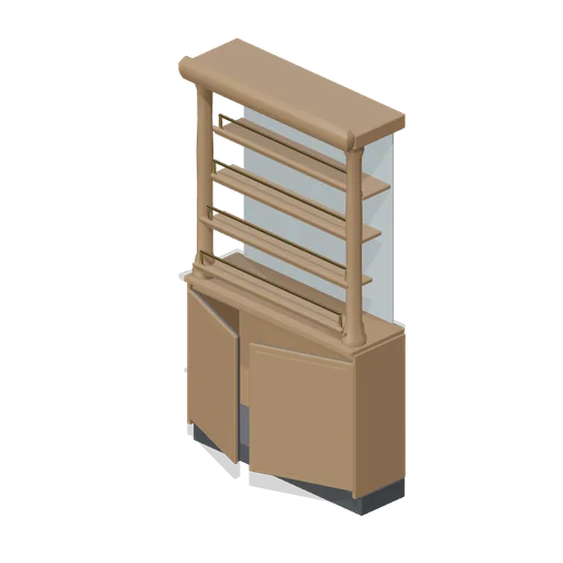 Back bar bottle steps bay (Bar, Pub and Brewery Taproom)