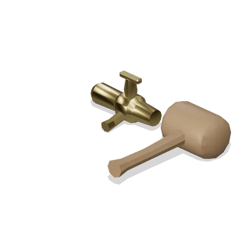 Cask tap and mallet (Bar, Pub and Brewery Taproom)