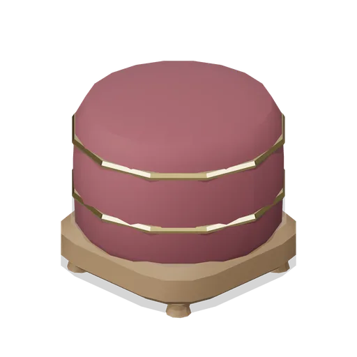 Buttoned pouffe (Bar, Pub and Brewery Taproom)