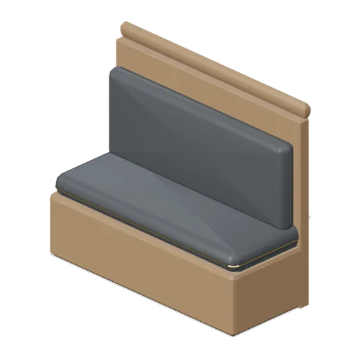 Banquette run 1400, leather (Bar, Pub and Brewery Taproom)