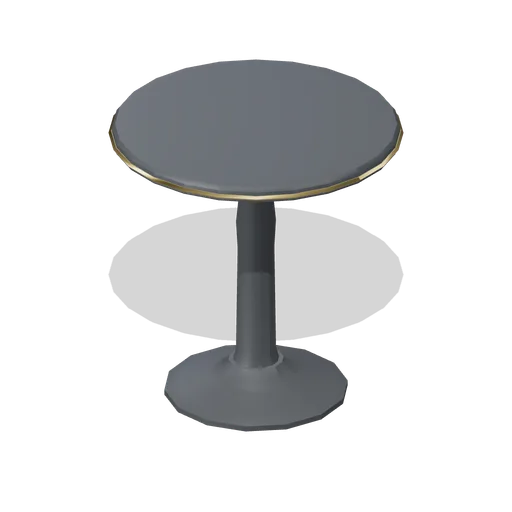 Round pedestal pub table, ebonised (Bar, Pub and Brewery Taproom)