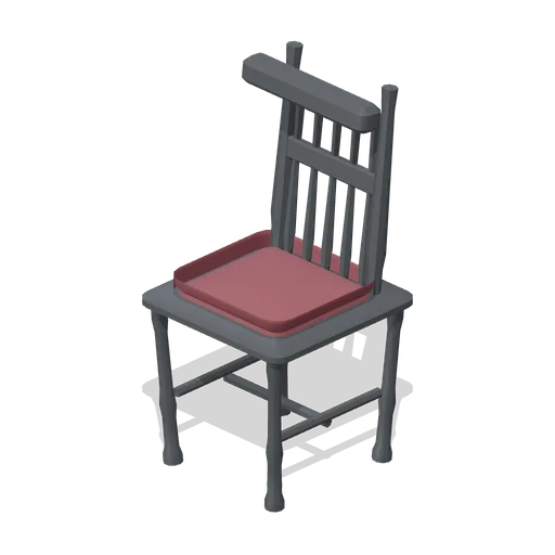 Spindle back pub chair, ebonised (Bar, Pub and Brewery Taproom)