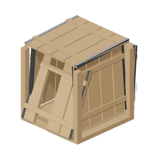 Supply crate, front sprung (Pickups and Collectibles)