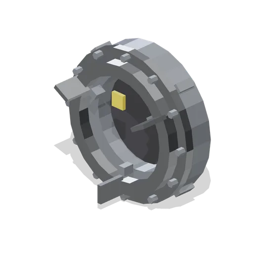 Androgynous docking port (Orbital Station and Docking Bays)